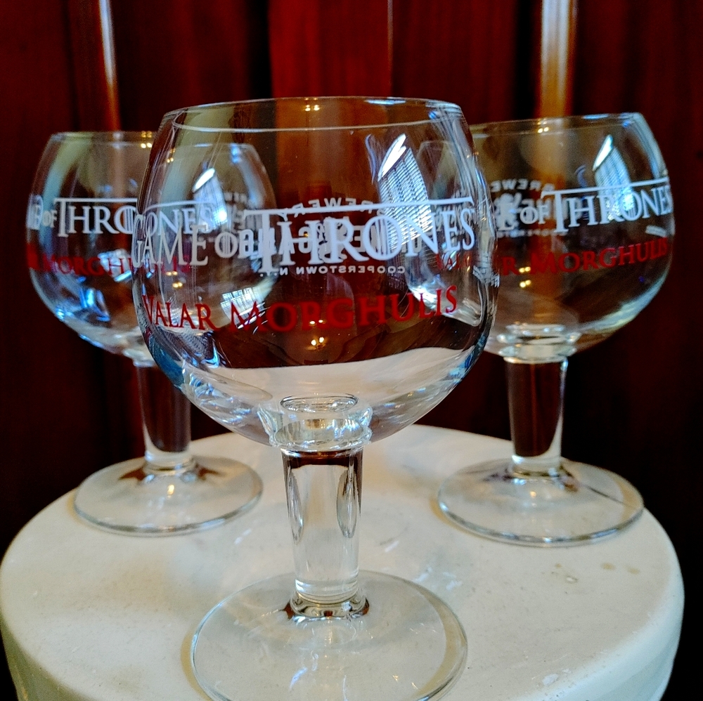 Game of Thrones Belgian Beer Glasses